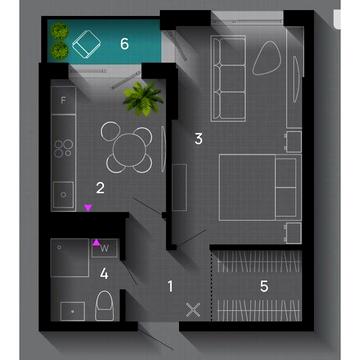 Продаж 1к Квартира Хриплинська вулиця ЖК SKYGARDEN