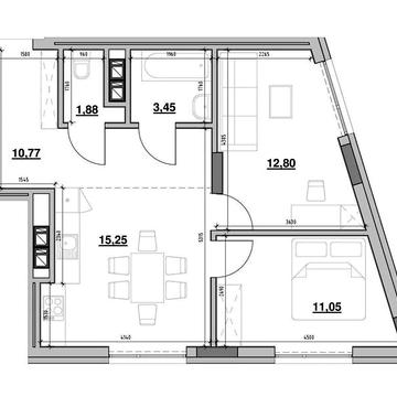 Продаж 2к Квартира Погулянка вулиця ЖК Вилла Погулянка