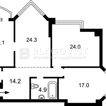 Центр!Яр Вал!Золоті Ворота!Пейзажка!3К/101м2 відмінний стан зручна!