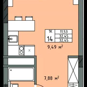 Продаж 1к-кв (Апартаменти) по вул. Трускавецька 48 ЖК Трускавецька 48