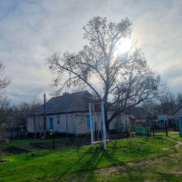 Продам теплий будинок у с. Долинське з господарськими спорудами.