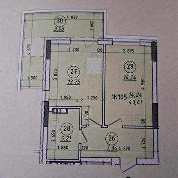 Продам 1 кім на 4 пов в новобудові