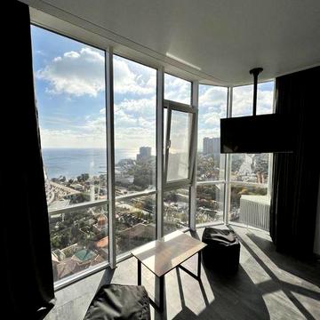 Аркадия, Прямой вид моря, Гагарин Плаза