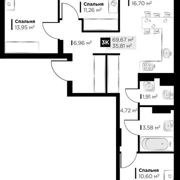 Продаж 3к Квартира Галицька вулиця ЖК PERFECT LIFE