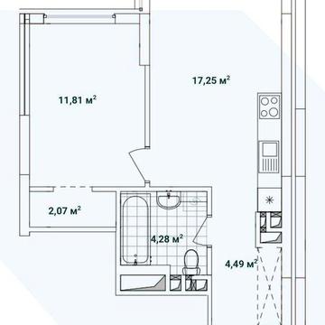 Ексклюзив .Варшавський 3 . Буд 10.8 , планування 1С6 ЖК Варшавський 3