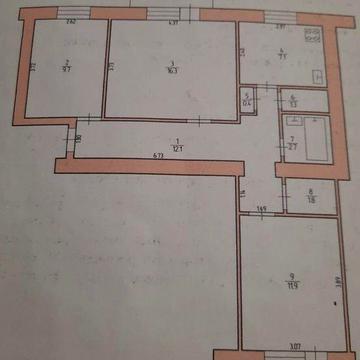 3 кімнатна квартира в місті Шостка Можливий торг