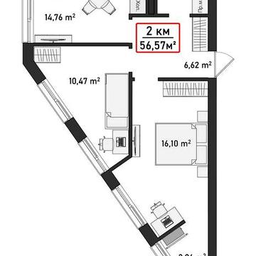 Квартира 56,57 м2 у новому ЖК Акварелі на Пасічній за акційною ціною! ЖК Акварелі