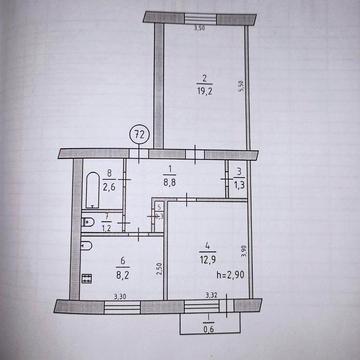 Автономне опалення. 2-кімн.Кропивницького 19.8 єВідновлення.єОселя ЖК ОСББ