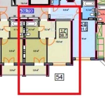 Терміновий продаж! 1-к квартира 38,1 м²І Ірпінь 30700$