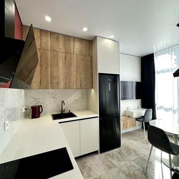 Квартира Спальня и студия Аркадия Генуэзская ЖК Атмосфера Гардеробная ЖК Атмосфера