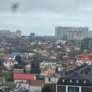 ЖК Континент,Люстдорфская дорога/Таирово,Ремонт, вид на частный сектор ЖК Континент