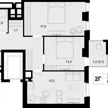 Продаж 2к Квартира Цегельний провулок ЖК Central Park Vinnytsia