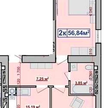 Продам  2 кім.квартиру  вул.Чорновола