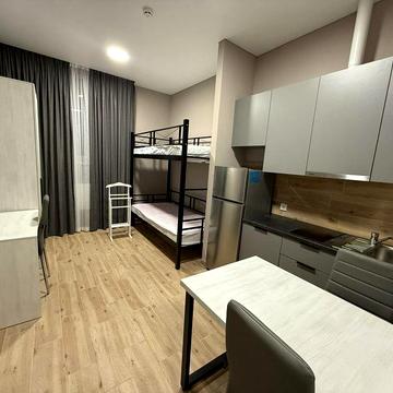 Помісячна оренда 1к квартири-студії(опалення у вартості)