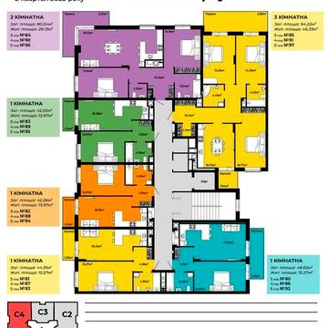 Продаж 1 кімнатної квартири ЖК Continent Life у Франківському районі ЖК Continent Life