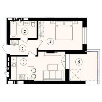 Продаж 2к Квартира Тлехаса вулиця ЖК GARDEN CITY