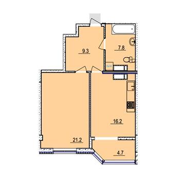 Продаж 1к Квартира Гагаріна вулиця ЖК VOLDIM