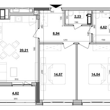 Продаж 2к квартири в ЖК Maxima Residence ЖК MAXIMA RESIDENCE
