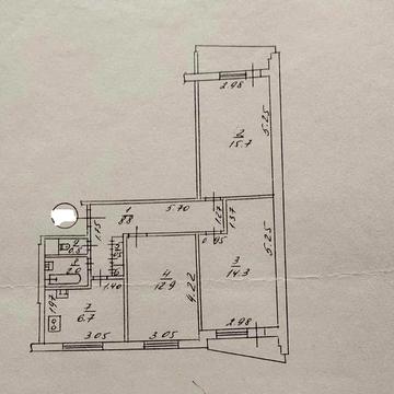 Продам 3квартиру 5 минут до метро Масельского
