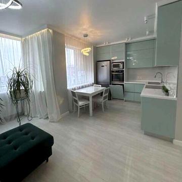 2 комн.квартира ул.Марсельская Новый ЖК Два уровня Евроремонт 8эт. 80м