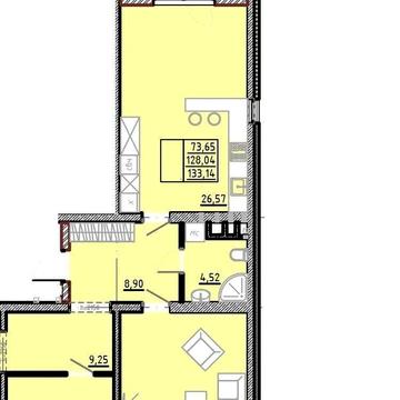 Новорічна пропозиція! 3х кім. квартира 133м2, 6ст.Фонтана