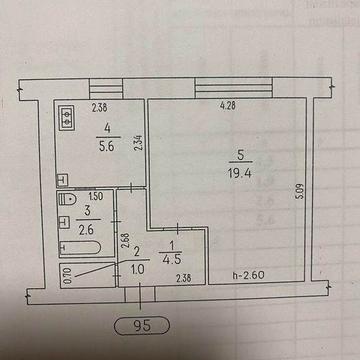 1-кімнатна квартира