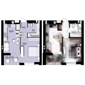 Продаж 1к Квартира Ватутіна вулиця ЖК Lavanda Park