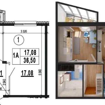 Продаж 1К «Синевір» Бориса Гмирі 22-Б