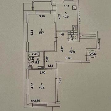 Продається двокімнатна квартира Дарницький р-нАхматової,30 без комісі