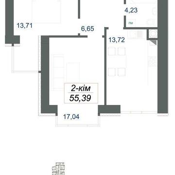 2 кімнатна, Каскад, власник ЖК каскад ярко