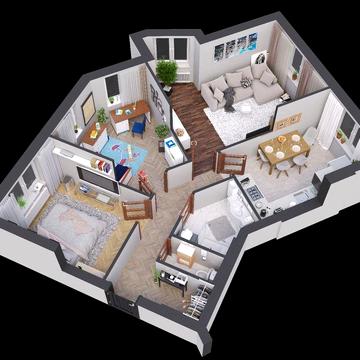 3кімнатна квартира у Розтермінування на 24 міс ЖК Празький квартал