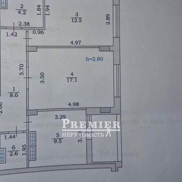 Продаж 2к Квартира Захисників України (1 Травня) вулиця ЖК Цветной бульвар