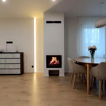 Дом-новострой с камином