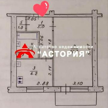 Продаж 1- кімнатної квартири в Бородинському р-ні