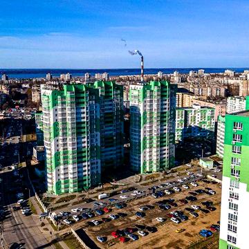 Трёхкомнатная 107 м² с видом на море.