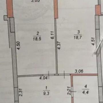 1 - кімнатна квартира в зданій новобудові