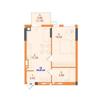 Продаж 1к Квартира Кутузова вулиця ЖК SKYLINE