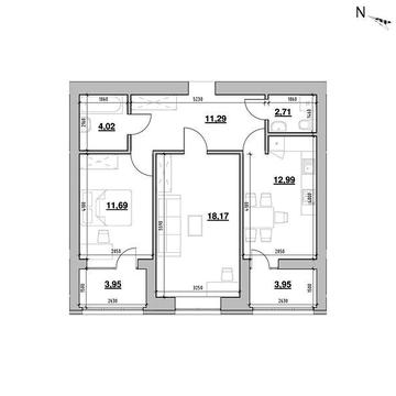 Продаж 2к Квартира Залізнична вулиця ЖК Шенген
