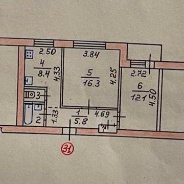 2-х кімнатна квартира