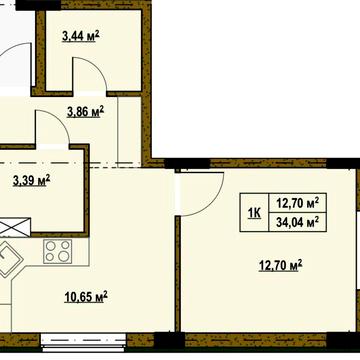 Продаж однокімнатної квартира, Троєщина, Київ ЖК Family life