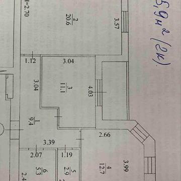 ‼️ 2к квартира под ремонт 66м2‼️ ЖК Сокольники! Центр! Сумская! ЖК Сокольники