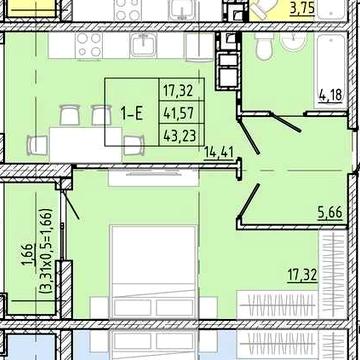 6 Фонтана/Франко. Престижный дом от СК Стикон. Рассрочка 15 мес. ЖК Модерн