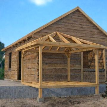 Продам будинок  зруб з дерева новий