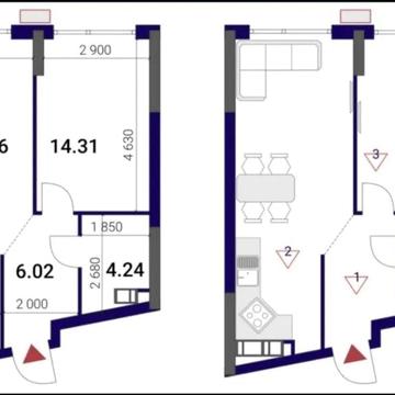Є Оселля! Не дорого! Продаж 1к квартири в ЖК Грейт Great Осокорки ЖК Great