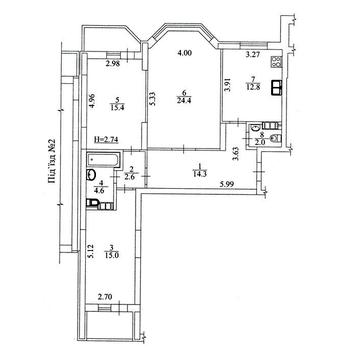 Продам 3к квартиру 93.9 м2, Закревського 95А, від власника без комісії ЖК «Милославичі»