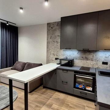 Довгострокова оренда 1к  квартири/ новий ремонт/ кухня-вітальня