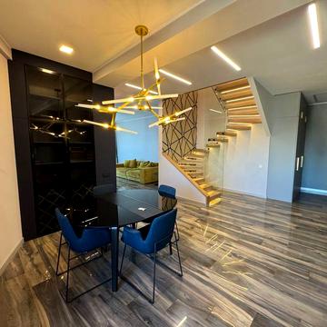 Оренда 2-рівнева дизайнерської квартири 137м2 Гоголівська 47 Генератор