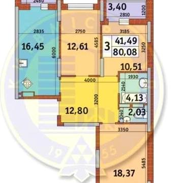 3к 80,06м2 вул. Каховська, 62А Микільсько-Слобідська метро Лівобережна ЖК Каховська
