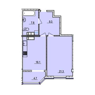 Продаж 1к Квартира Гагаріна вулиця ЖК VOLDIM