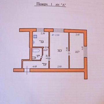 2х хрущ Чернівці вул. Головна, високий бельєтаж, пряма продаж